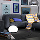 Living room scene set - 3DOcean Item for Sale
