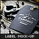 Logo Mock-Up / Label Edition - GraphicRiver Item for Sale