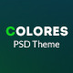 Colores - Multipurpose PSD Theme - ThemeForest Item for Sale