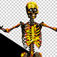 Skeleton In Fire Funny Street Dancing - VideoHive Item for Sale