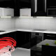 Black and white kitchen interior - 3DOcean Item for Sale
