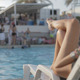 Girl Lying On The Pool - VideoHive Item for Sale