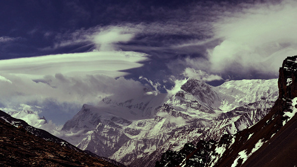 Clouds In Himalayan Mountains 4