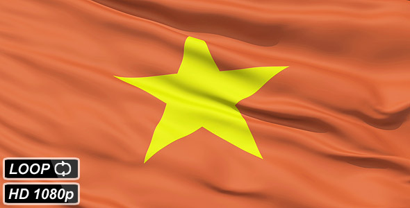 Yellow Star On Vietnam Flag