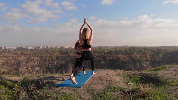 Family Pilates Training Together