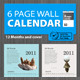 Wall calendar 2011 [6 Page] Print Ready  - GraphicRiver Item for Sale