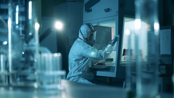 Science Specialist Is Testing Probes in the Laboratory