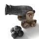 Animated Cannon Cartoon Style - 3DOcean Item for Sale