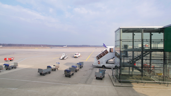 Bonn Airport Plane