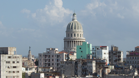 Havana Cuba Skyline Capitolio