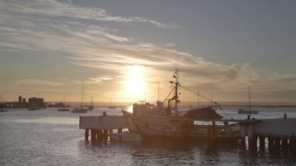 Sunset Coastline La Paz Baja California Sur