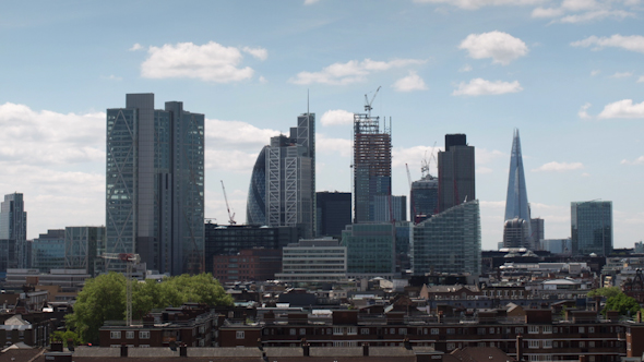 London Skyline Financial Center Business England