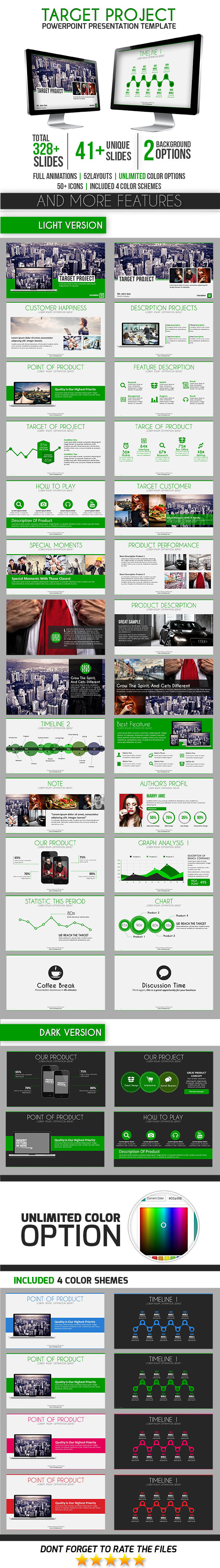 Target Project PowerPoint Template