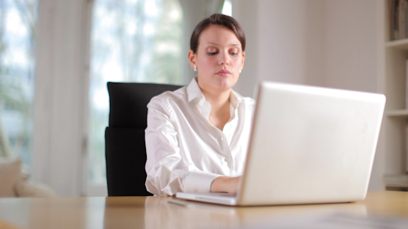 Business Laptop Woman Office Style