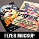 Realistic Flyer Mockup - GraphicRiver Item for Sale