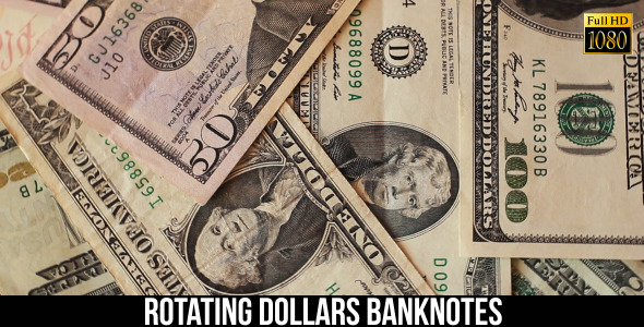 Rotating Dollars Banknotes