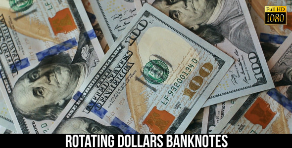 Rotating Dollars Banknotes 3