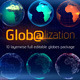 Glob@lization - 10 Editable Globes Pack - VideoHive Item for Sale