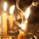 Candles Burning and Smoke - VideoHive Item for Sale