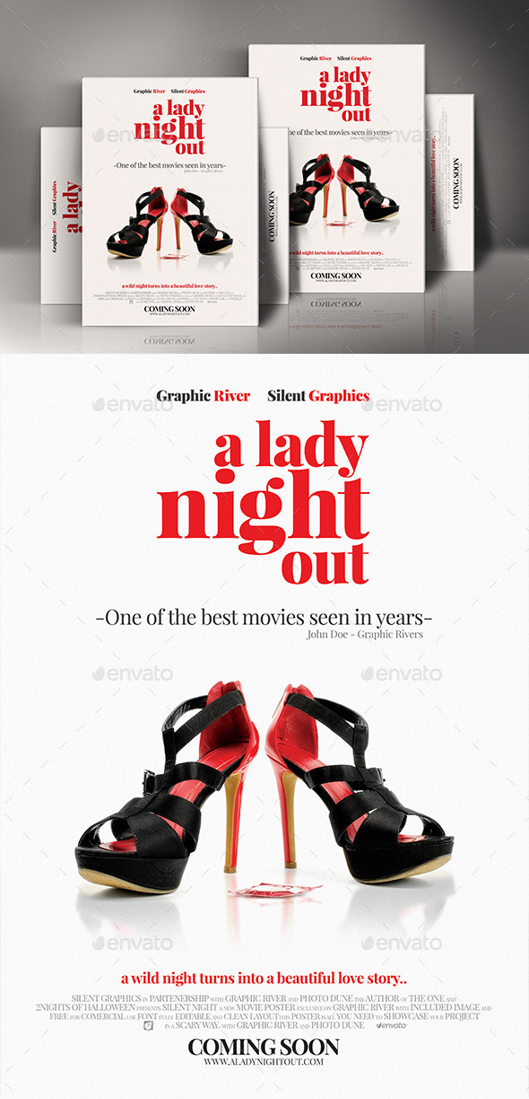 Comedy Movie Poster Template