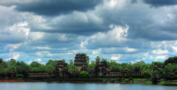 Angkor Wat Temple Time Lapse Loop