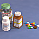 Low poly bottles, pill and capsule - 3DOcean Item for Sale