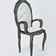 Classic Tufted Armchair - 3DOcean Item for Sale