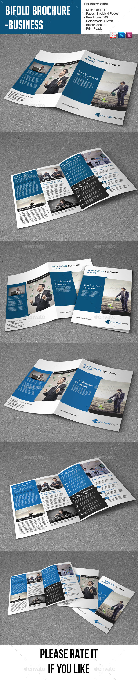 Bifold Brochure for Business-4 pages