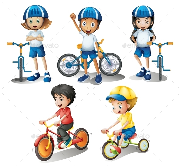 Kids with their Bikes