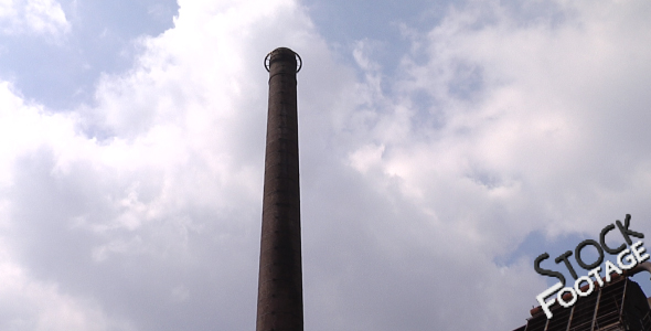 "Industrial Smoke Stack" Footage Stock 1920x1080 HD