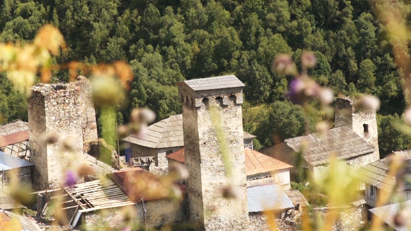 Georgian National Towers In Svaneti