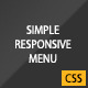 Simple Responsive Menu - CodeCanyon Item for Sale