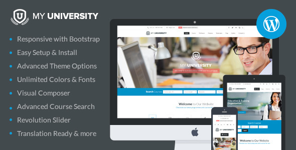 Education WordPress Theme | My University