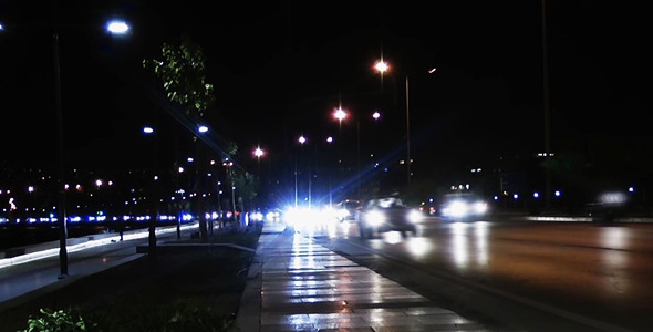 Traffic at Night 1 alt