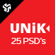 UNiK - Multi-Purpose Parallax Template - ThemeForest Item for Sale