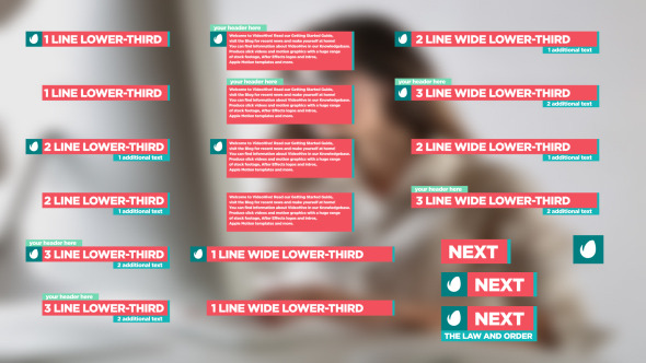 Minimal Lower Third Pack alt