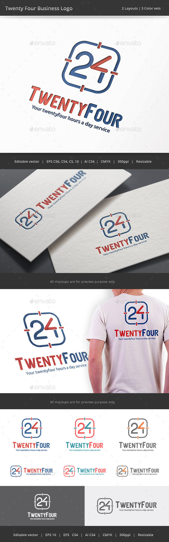 Twenty Four Business - Number 24 Logo