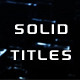 Solid Titles - VideoHive Item for Sale