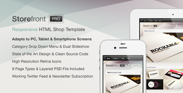 Storefront Pro — A Responsive Business Template