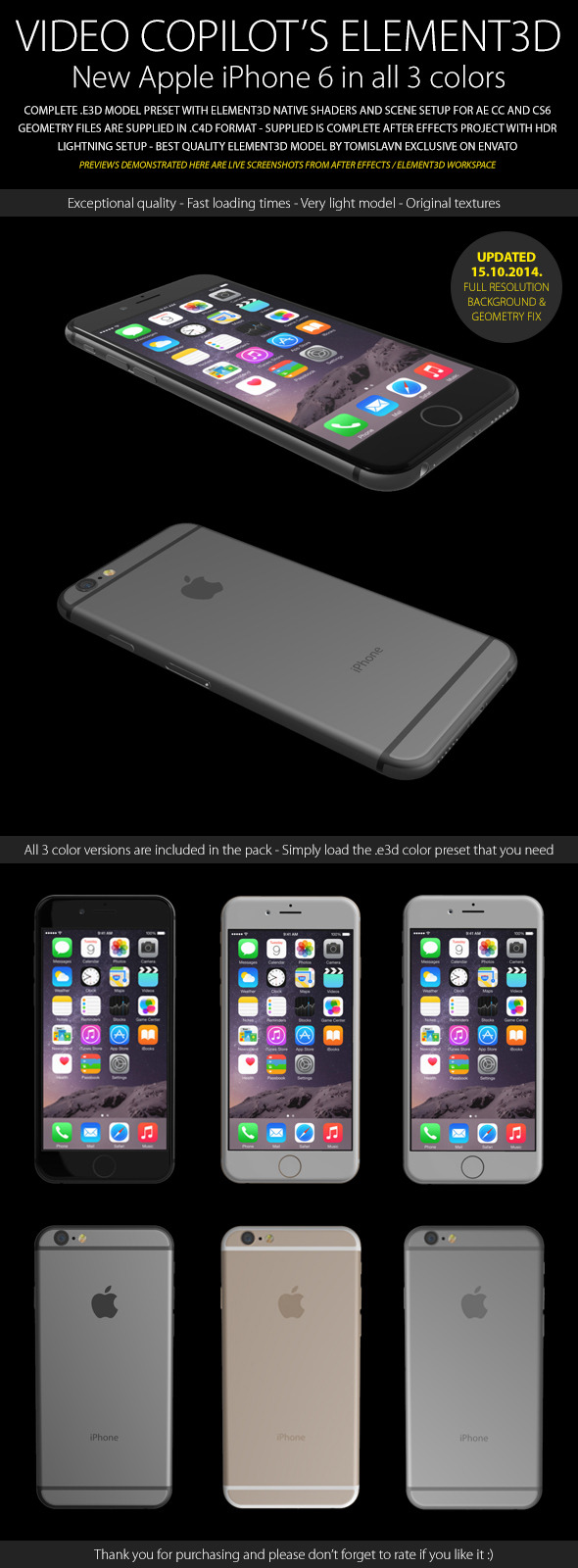 Element3D - iPhone 6