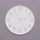 Dotted White Clock Face on Wall All Day - VideoHive Item for Sale