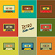 Retro Audio Tapes - GraphicRiver Item for Sale