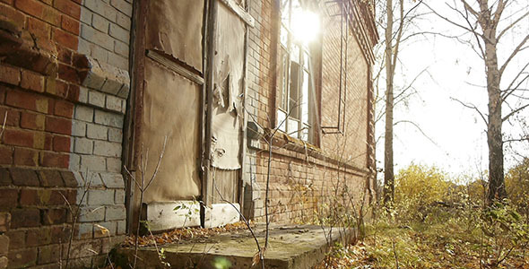 Abandoned Red Brick Building 2