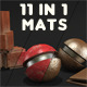 11 Dirty & Rusty mats Collection - 3DOcean Item for Sale