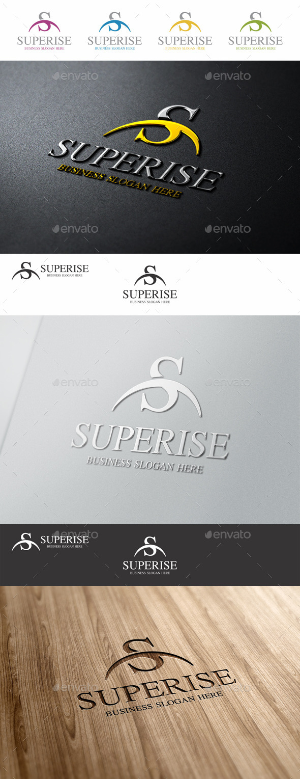 Super Rise S Logo Letter