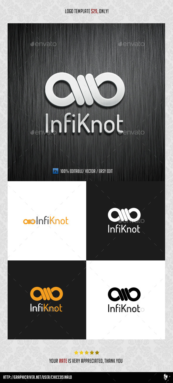 InfiKnot Logo Template