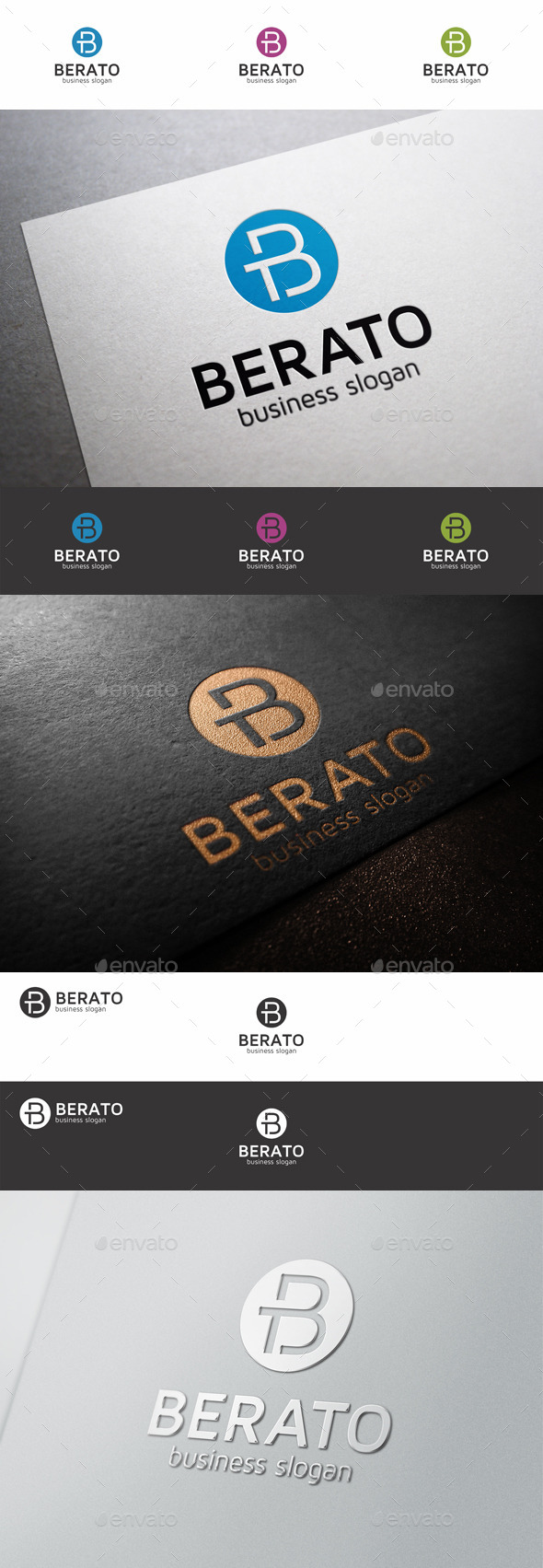 B Letter Logo - Berato TB