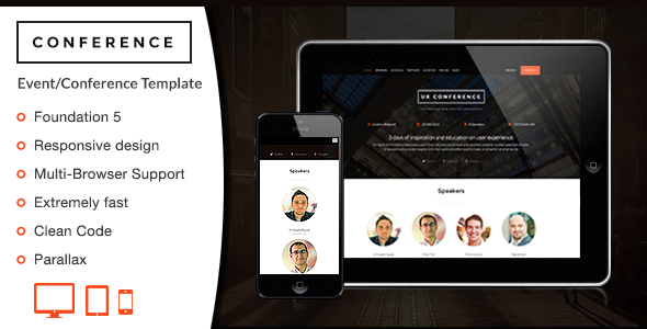 Conference - HTML Template