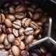 Slow motion grinding coffee beans in modern appliance FullHD footage - VideoHive Item for Sale