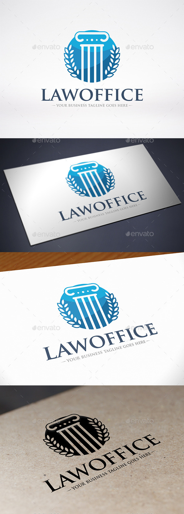 Law Firm Column Logo Template